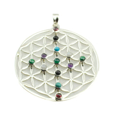 Nova multicolor Victorian Chunky Pendant Multi Stone multicolor Multicolor