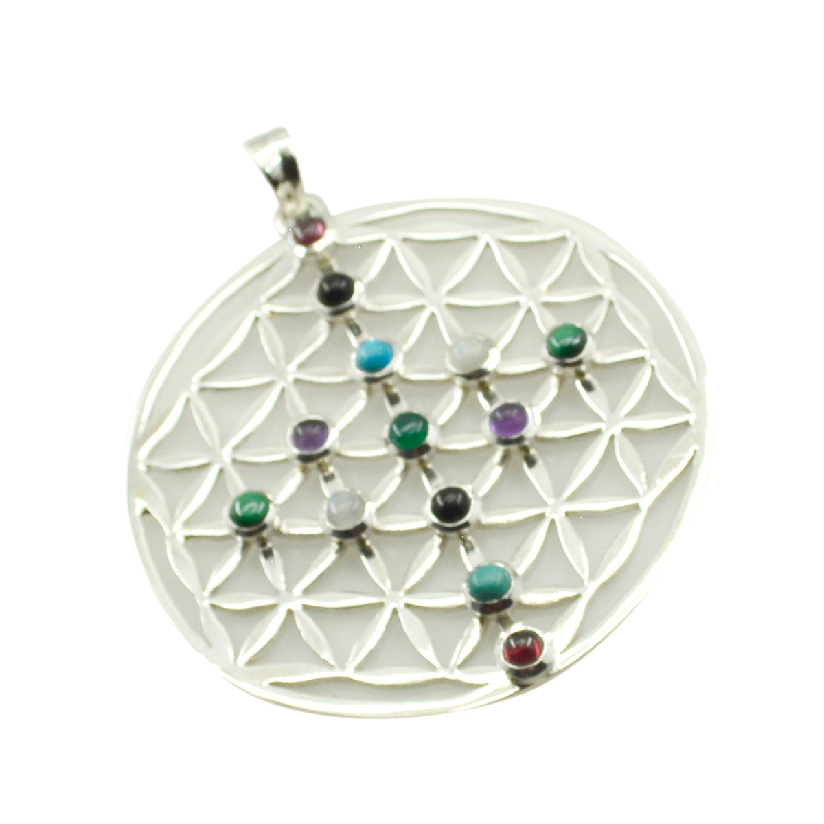 Nova multicolor Victorian Chunky Pendant