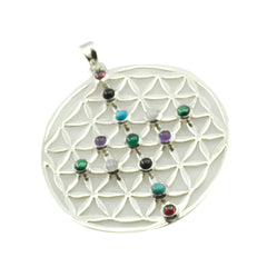 Nova multicolor Victorian Chunky Pendant