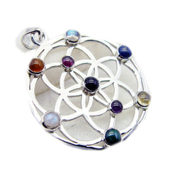 Stella multicolor Filigree Statement Pendant Multi Stone multicolor Multicolor