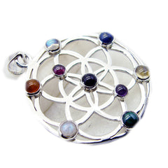 Stella multicolor Filigree Statement Pendant