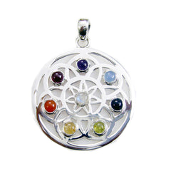 Savannah multicolor Geometric Statement Pendant Multi Stone multicolor Multicolor