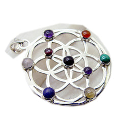 Teresa multicolor Art-Deco Statement Pendant