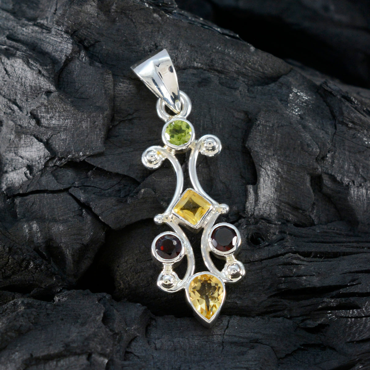 Audrey multicolor Abstract Whisper-thin Pendant