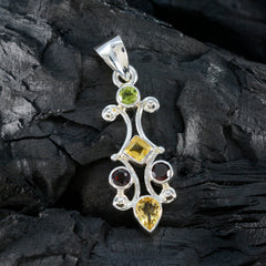 Audrey multicolor Abstract Whisper-thin Pendant