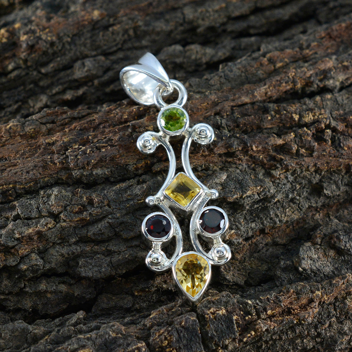 Audrey multicolor Abstract Whisper-thin Pendant