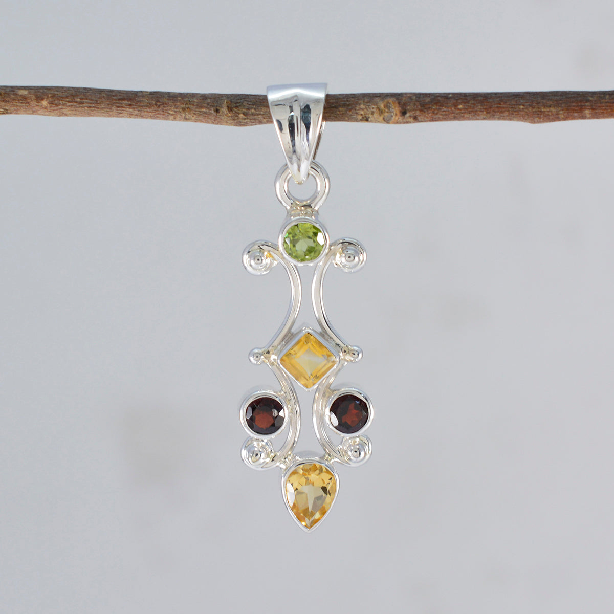 Audrey multicolor Abstract Whisper-thin Pendant