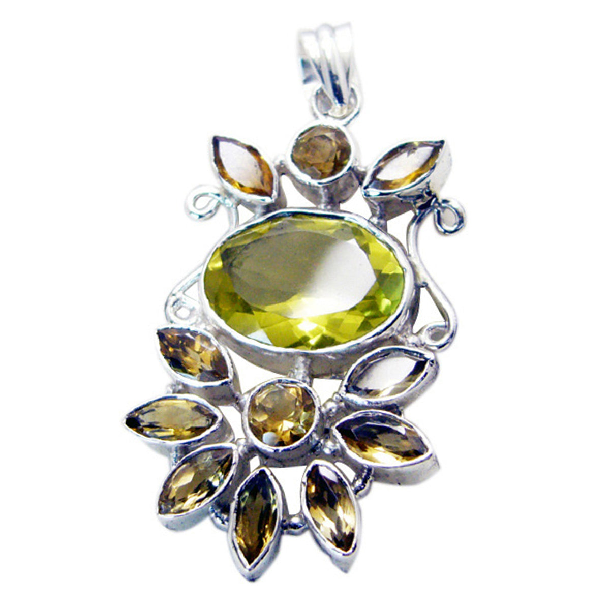 Ines multicolor Glamorous Statement Pendant