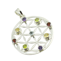 Inès multicolor Victorian Statement Pendant
