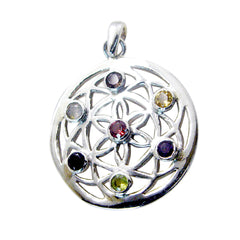 Sophia multicolor Retro Statement Pendant