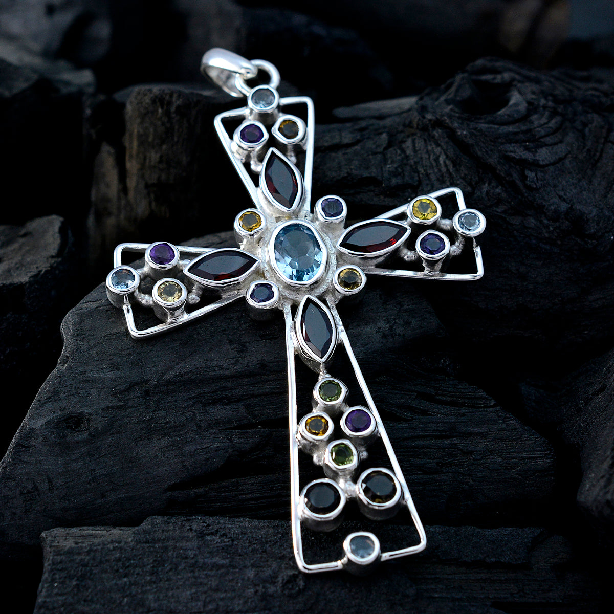 Teresa multicolor Fairytale Statement Pendant