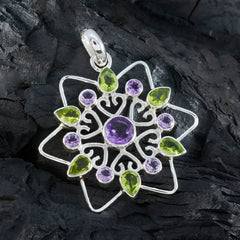Olivia multicolor wedding Edgy Pendant
