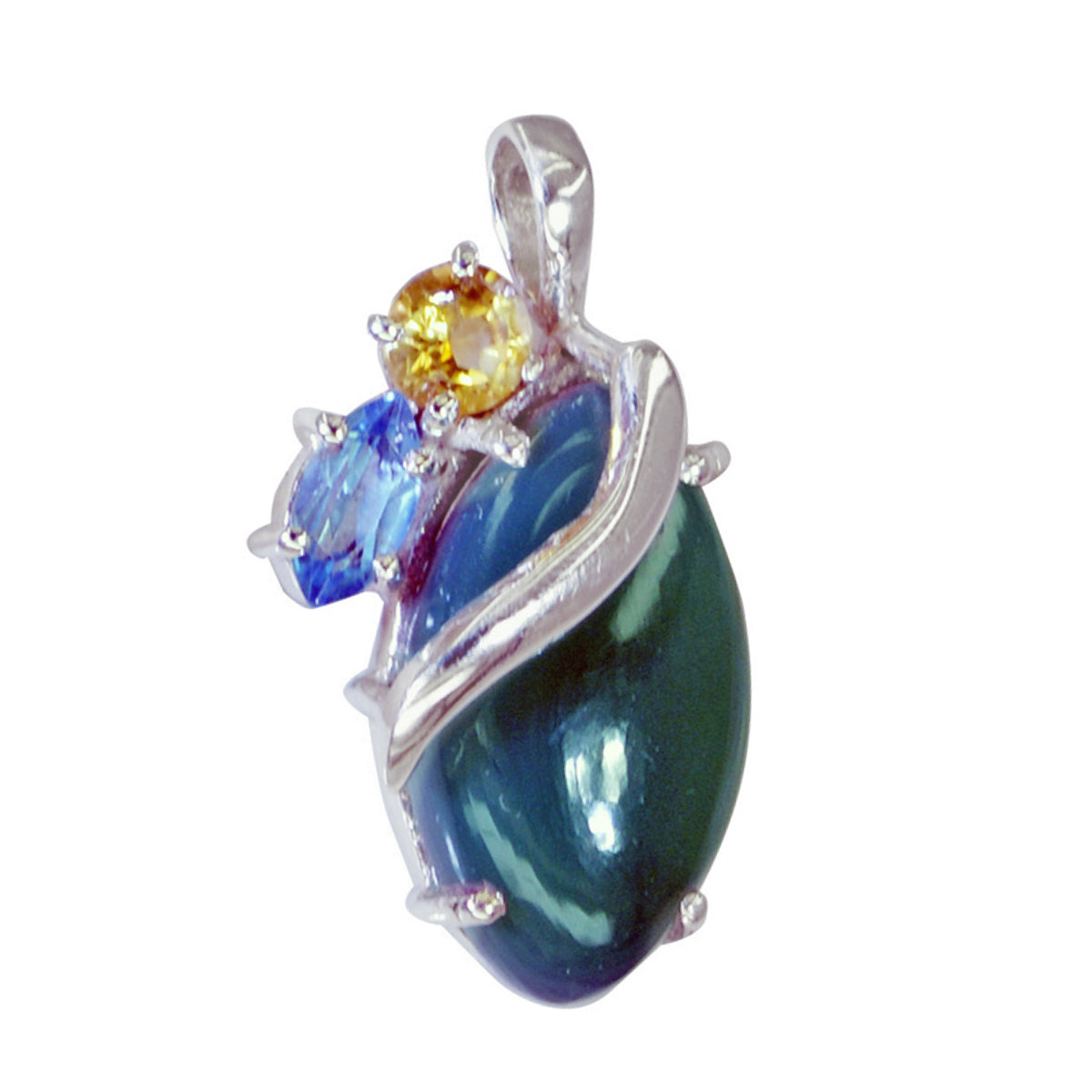 Pauline multicolor wedding Classic Pendant Multi Stone multicolor Multicolor