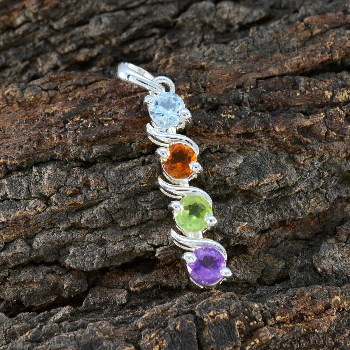Inès multicolor Romantic Dainty Pendant