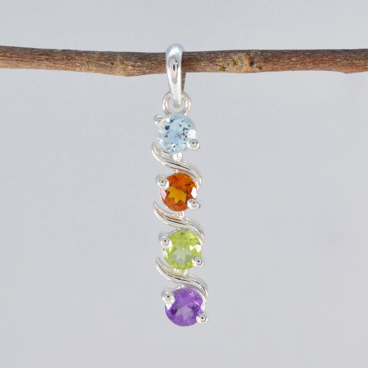Inès multicolor Romantic Dainty Pendant