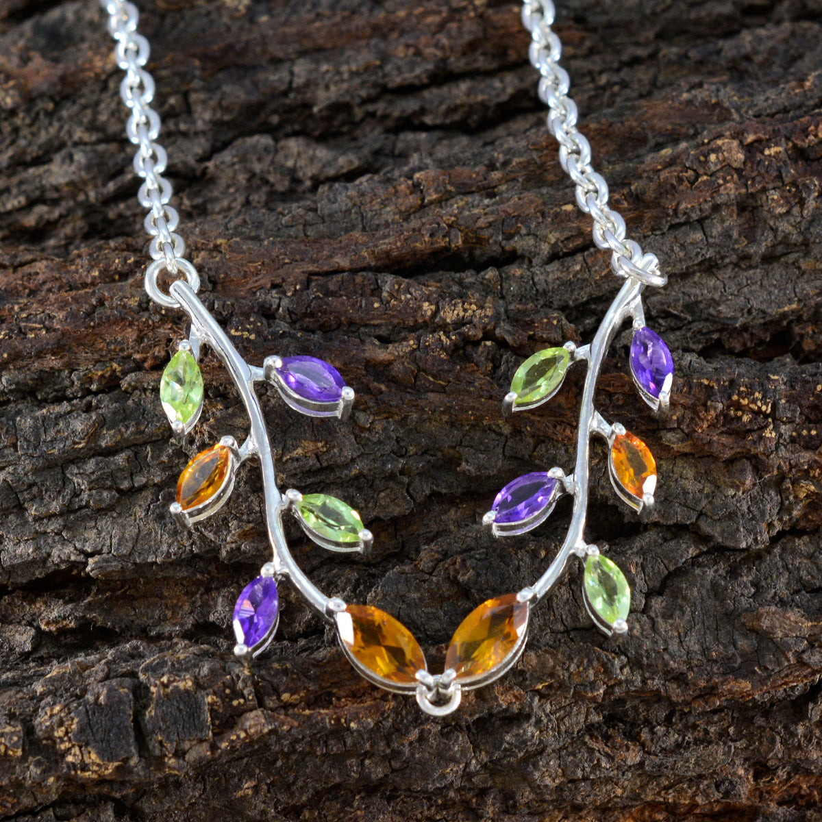 Zoe multicolor Artisan Statement Pendant