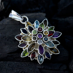 Lucia multicolor Traditional Chunky Pendant
