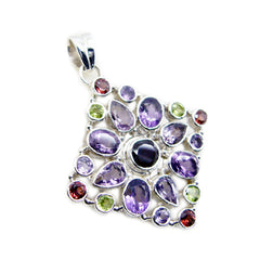 Victoria multicolor Cultural Chunky Pendant