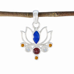Laura multicolor Rope-Wire Dainty Pendant Multi Stone multicolor Multicolor