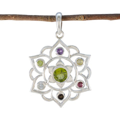 Lily multicolor Rope-Wire Classic Pendant Multi Stone multicolor Multicolor