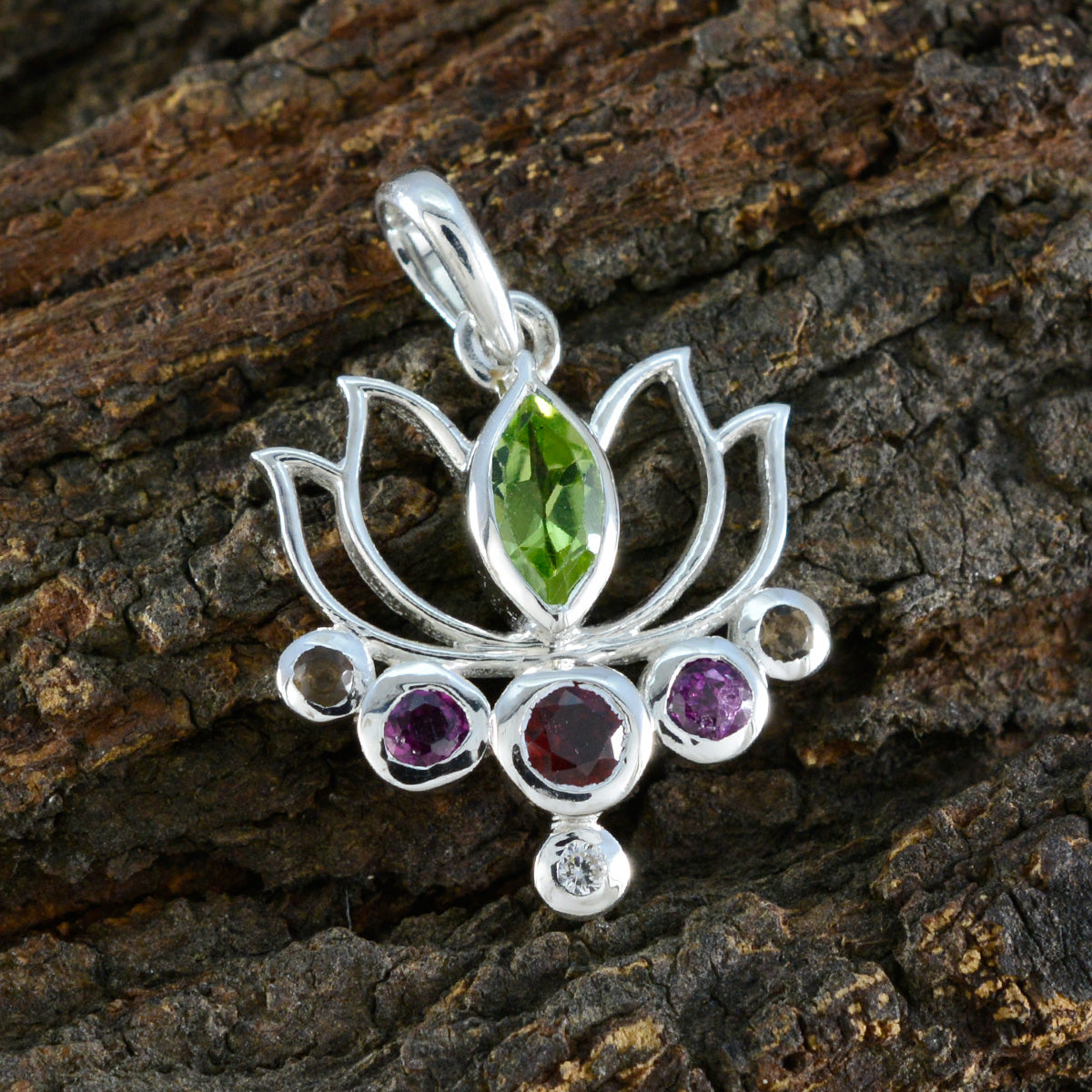 Lucia multicolor Rope-Wire Dainty Pendant