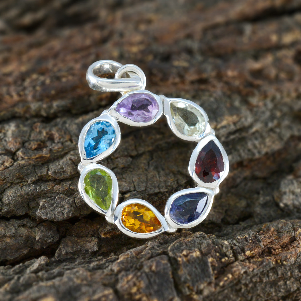 Ines multicolor Modern Dainty Pendant