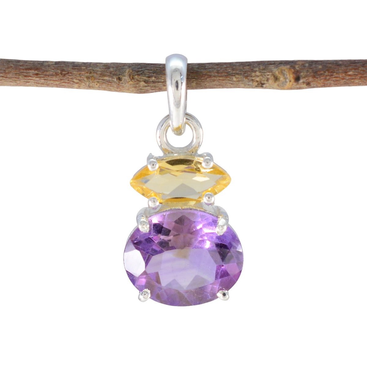 Yasmine multicolor Heart Delicate Pendant Multi Stone multicolor Multicolor