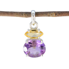 Yasmine multicolor Heart Delicate Pendant Multi Stone multicolor Multicolor