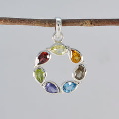 Inès multicolor Contemporary Dainty Pendant