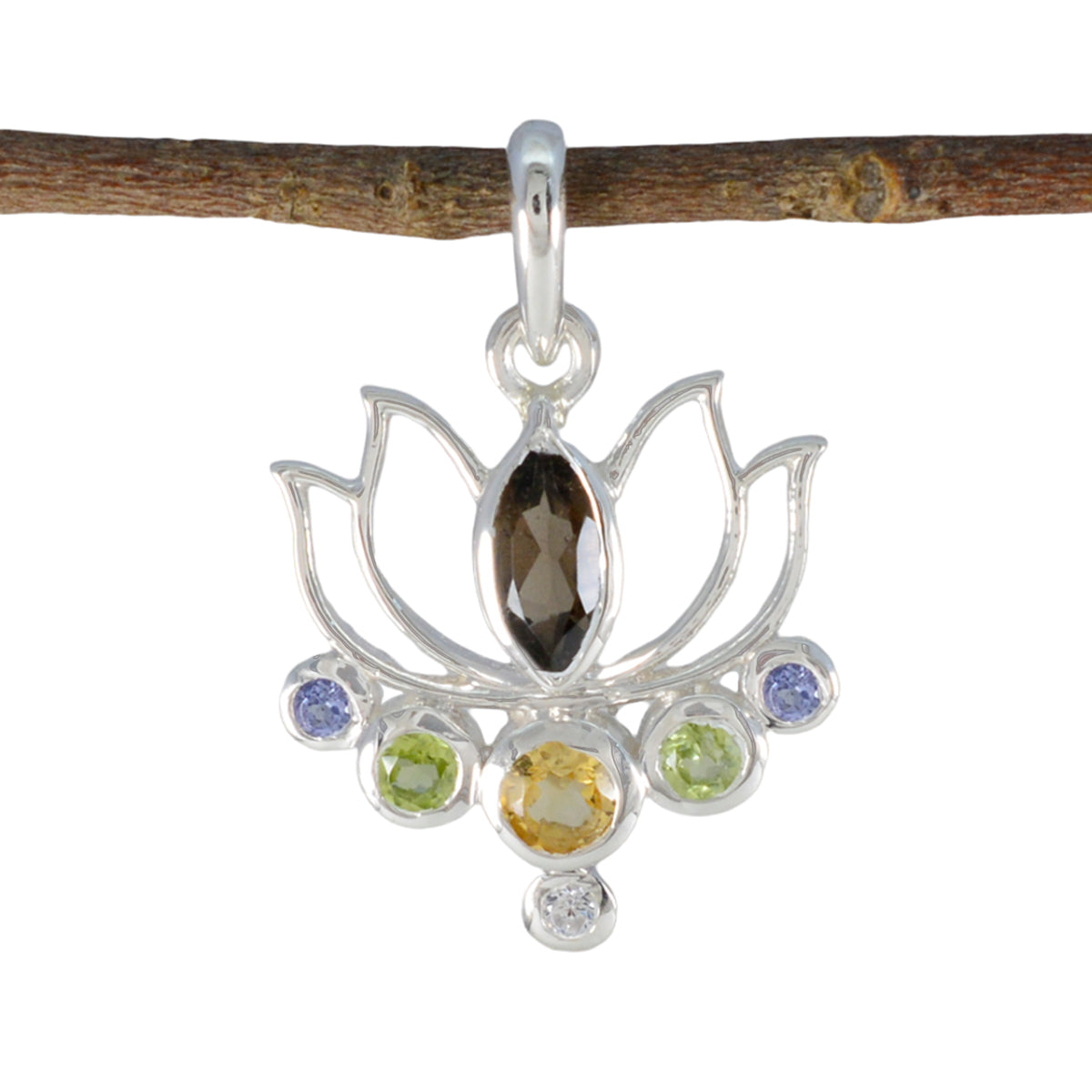 Mariana multicolor Rope-Wire Dainty Pendant Multi Stone multicolor Multicolor