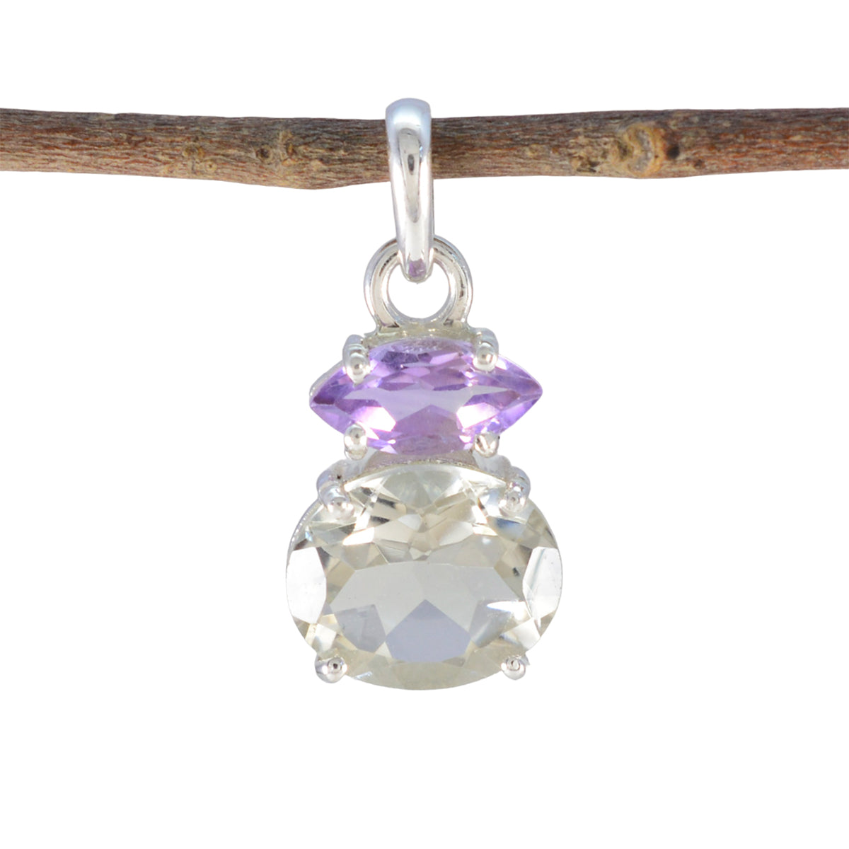 Yasmin multicolor Abstract Delicate Pendant Multi Stone multicolor Multicolor
