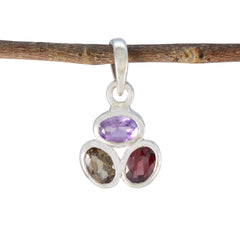 Naomi multicolor Heart Elegant Pendant Multi Stone multicolor Multicolor