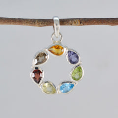 Isla multicolor Engagement Dainty Pendant