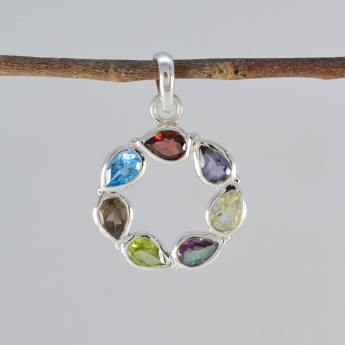 Ivy multicolor wedding Dainty Pendant