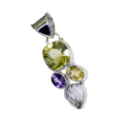 Eva multicolor Boho Chunky Pendant