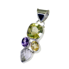Eva multicolor Boho Chunky Pendant