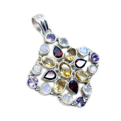 Yasmin multicolor Ethnic Chunky Pendant
