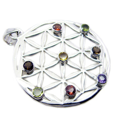 Ida multicolor Art-Deco Statement Pendant