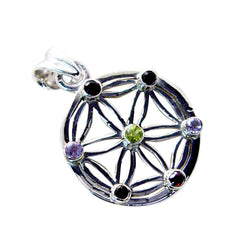 Mathilde multicolor Victorian Featherlight Pendant