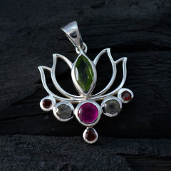 Rosa multicolor Rope-Wire Dainty Pendant