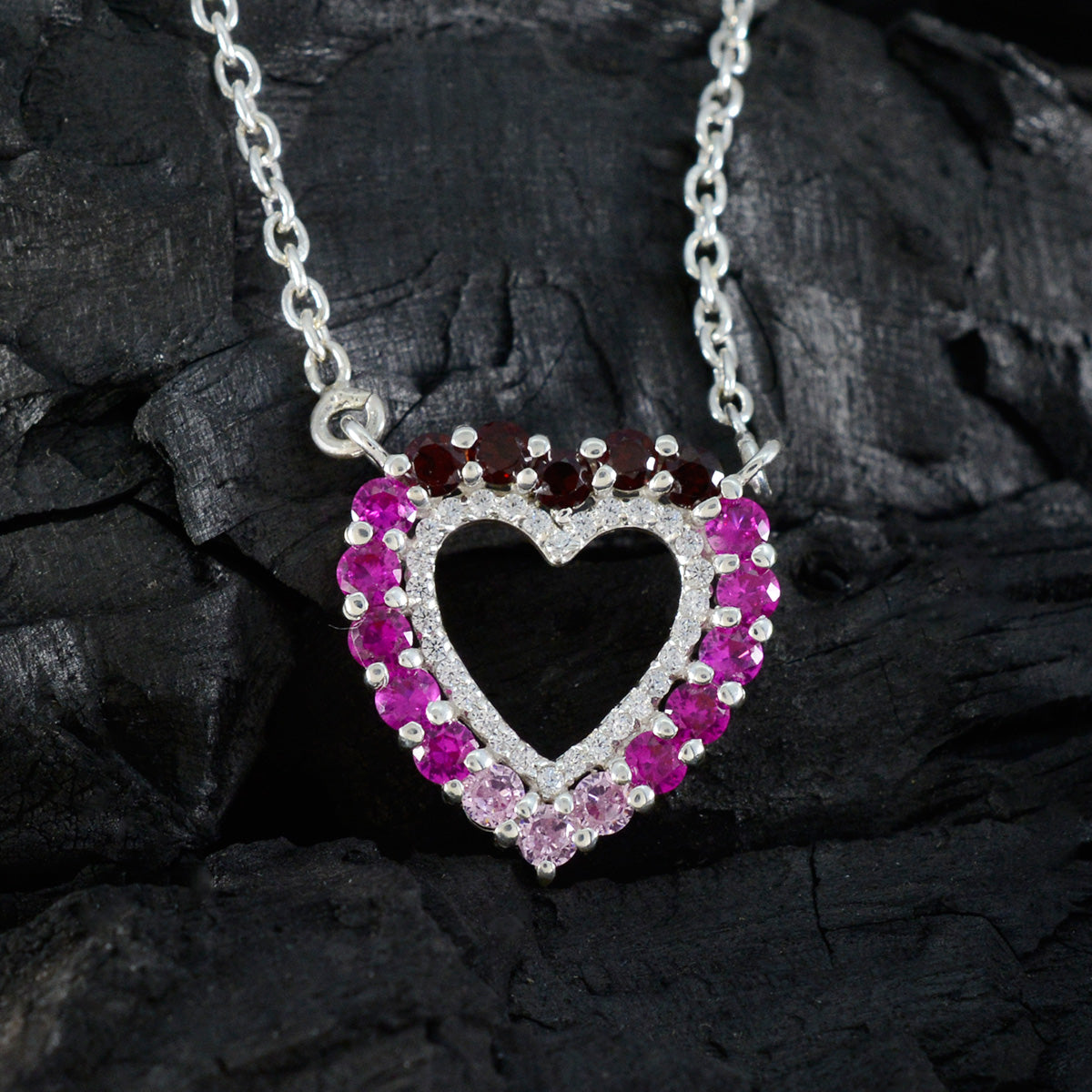Yasmin multicolor Signet Featherlight Pendant