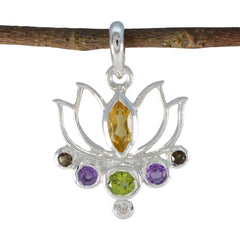 Sara multicolor Rope-Wire Dainty Pendant Multi Stone multicolor Multicolor