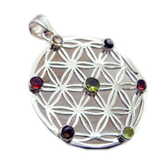 Lili multicolor antique Statement Pendant Multi Stone multicolor Multicolor
