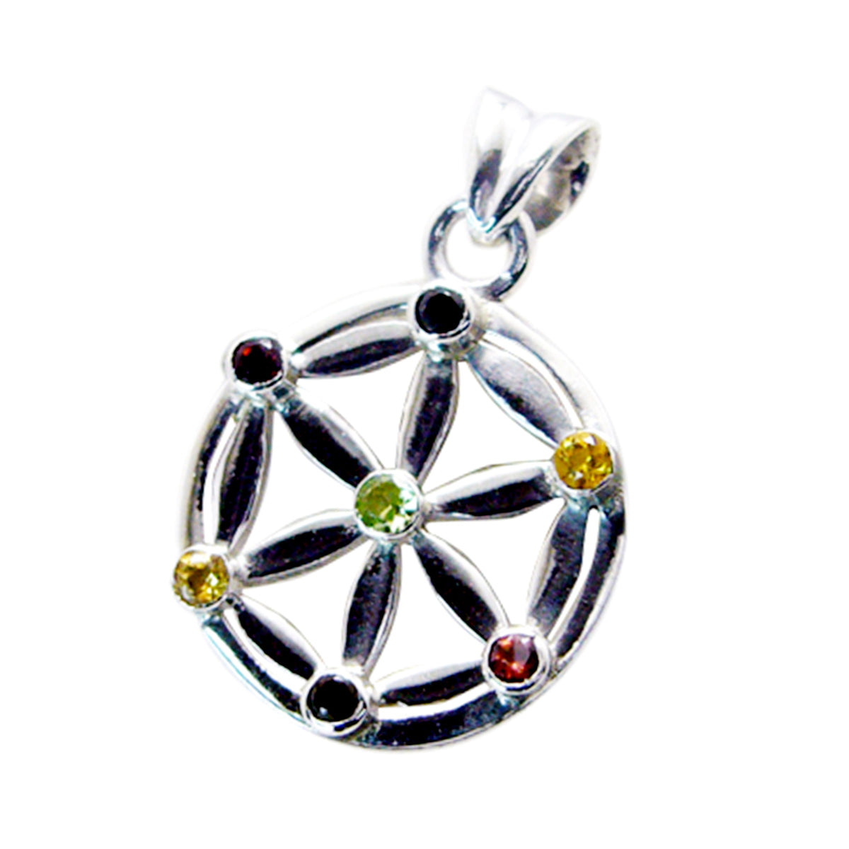 Maya multicolor antique Featherlight Pendant Multi Stone multicolor Multicolor