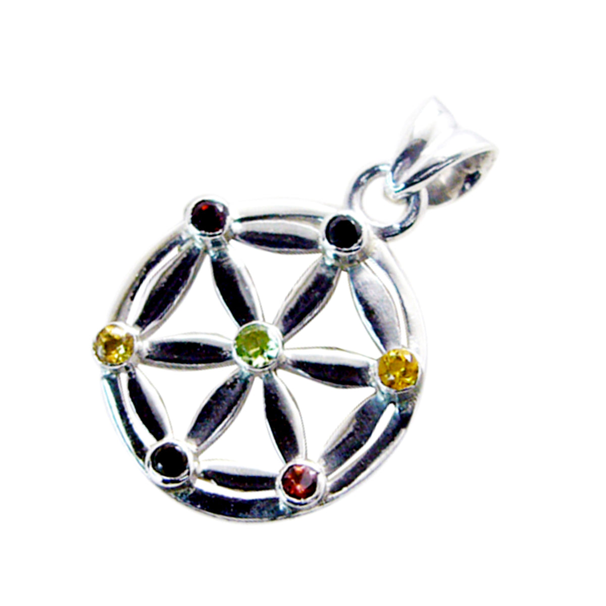 Maya multicolor antique Featherlight Pendant