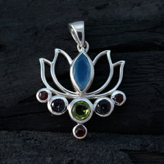 Alice multicolor Rope-Wire Dainty Pendant Multi Stone multicolor Multicolor