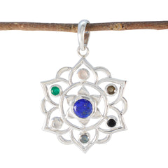 Tereza multicolor Rope-Wire Classic Pendant Multi Stone multicolor Multicolor
