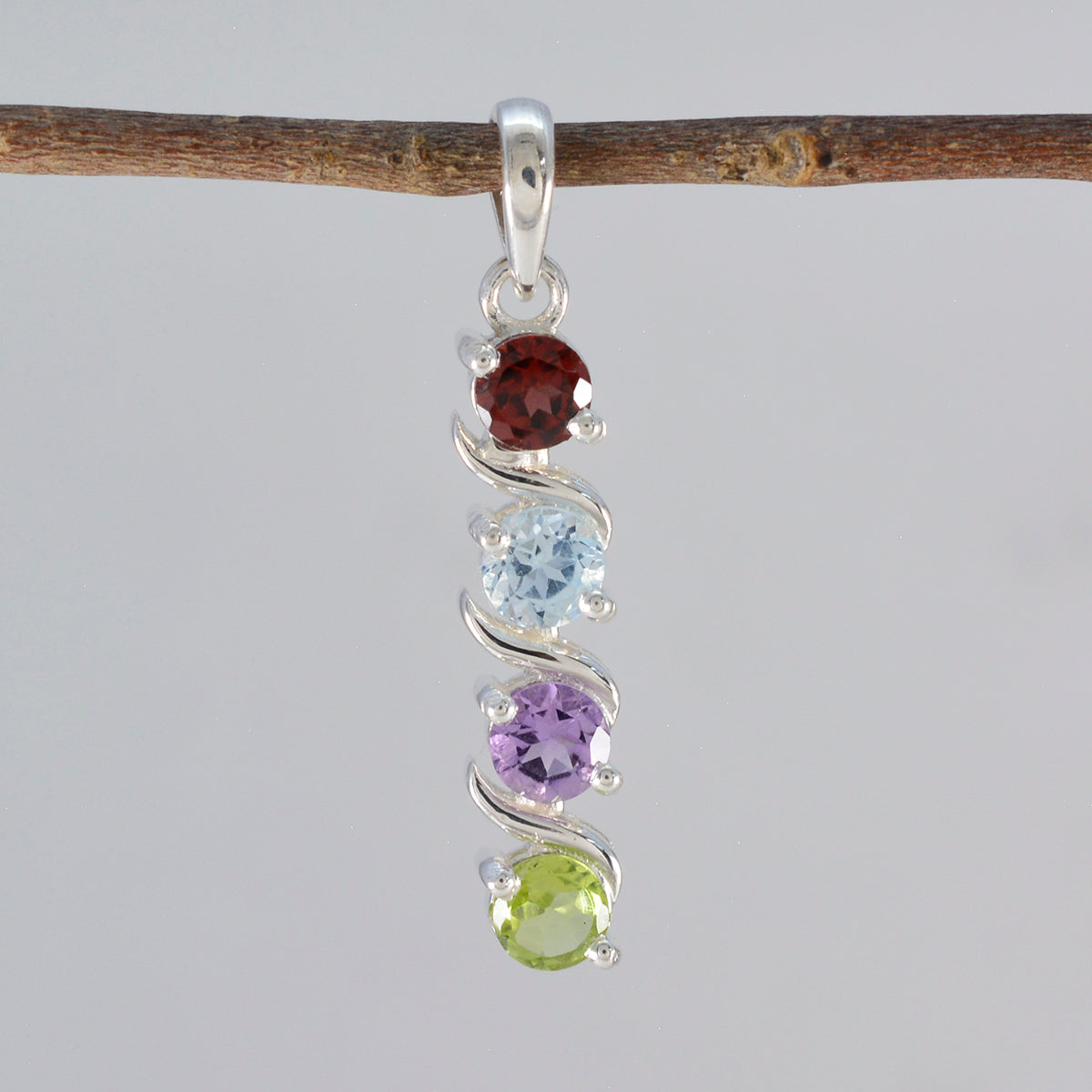 Zoe multicolor Graceful Delicate Pendant