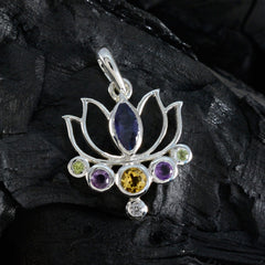 Victoria multicolor Rope-Wire Dainty Pendant