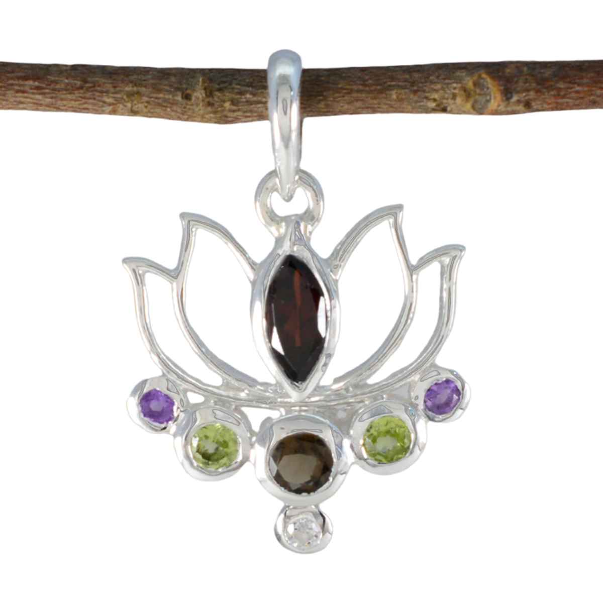 Alina multicolor Rope-Wire Dainty Pendant Multi Stone multicolor Multicolor